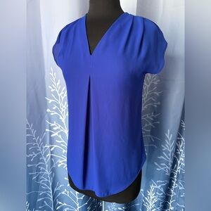 INC International Concepts Royal Blue Blouse